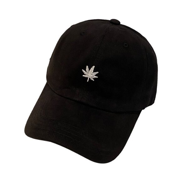 Leaf Embroidered Baseball Cap - Picture 2 of 6